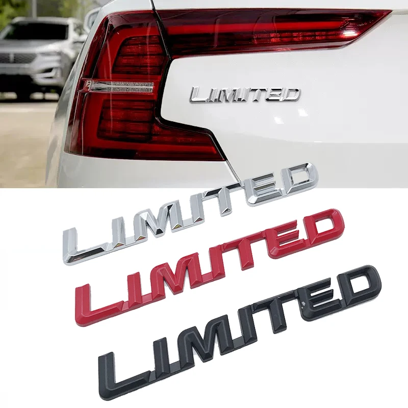 

3D Car Metal Stickers For LIMITED Badge Car Car Rear Stickers
