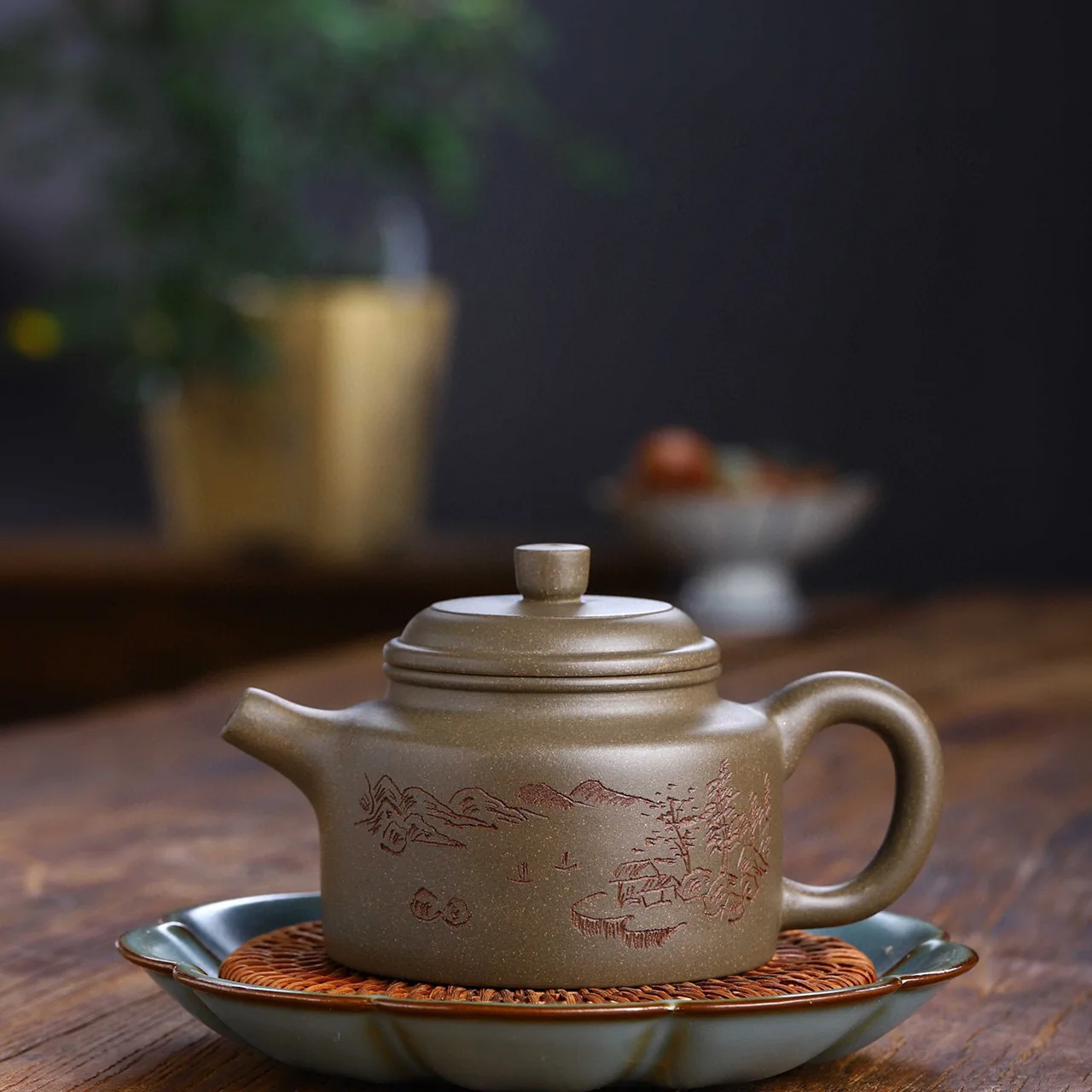 260cc Chinese Authentic Yixing Purple Clay Teapots Famous Handmade Tea Pot Raw Ore Purple Mud Kettle Zisha Tea Set Teaware