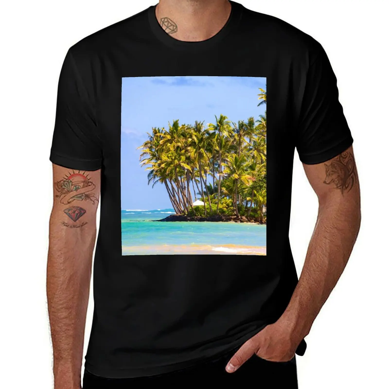 

Hawaiian Paradise T-Shirt anime t shirts for man cotton tshirt 100% t shirt man luxury T-Shirt