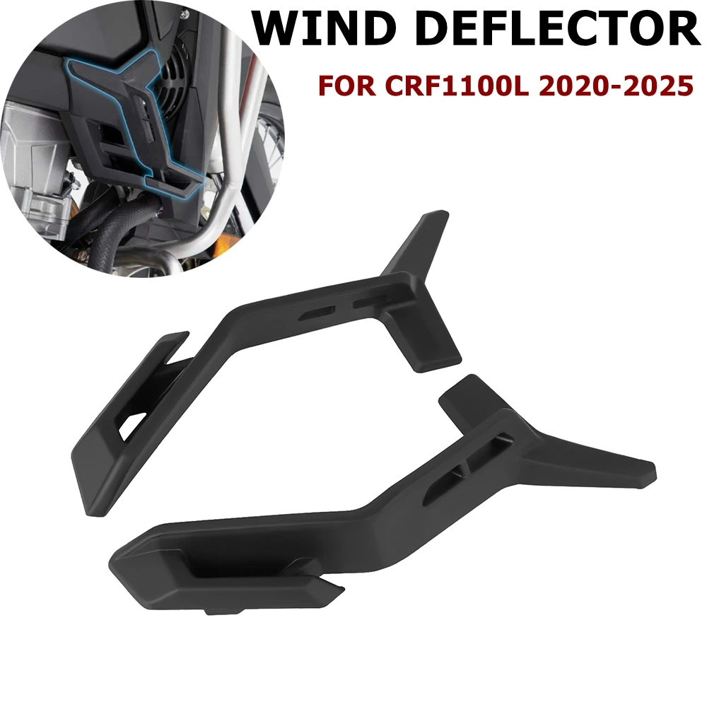 Niski deflektor wiatru do motocykla CRF1100L Honda Africa Twin CRF 1100L CRF 1100 L 2020-2024 2025, osłony przeciwwiatrowe, akcesoria na nogi