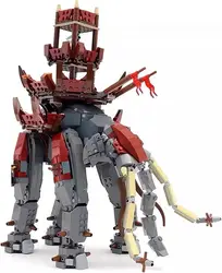 MOC Lord Rings Oliphant Mount Building Block Toys Medieval Elephant Soldier Fighting Mammoth DIY Model Gifts for Fans Boy Girls