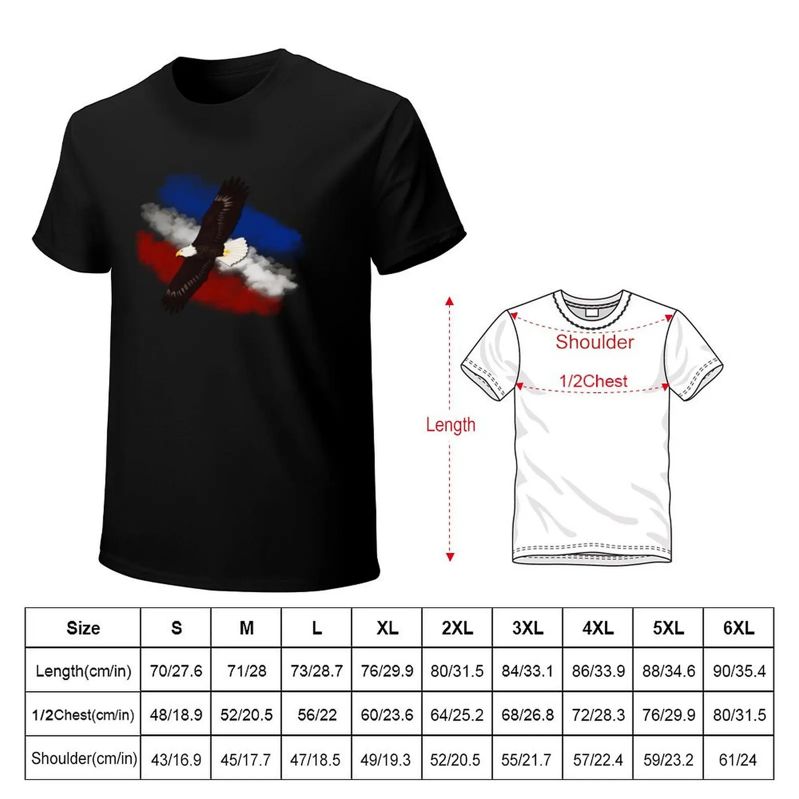 Bald Eagle Red White and Blue T-Shirt valentines boutique clothes oversized custom t-shirts Funny t-shirts T-shirt men