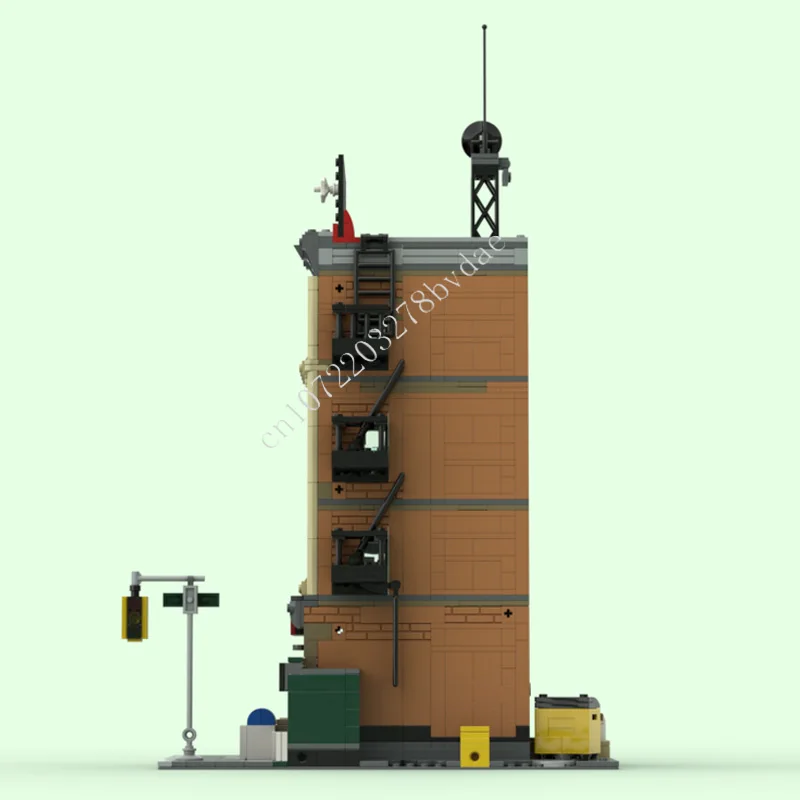602PCS Modular Daily Bugle MOC Creative street view Model Building Blocks Architecture DIY Education Assembly Model Holiday Toys