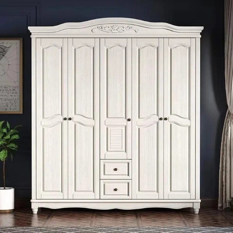 

Quiet Aesthetic Orgnizer Wardrobes Luxury Drawers Wooden Closet Bedroom Wardrobes Storage Clothes Guarda Roupas Furniture