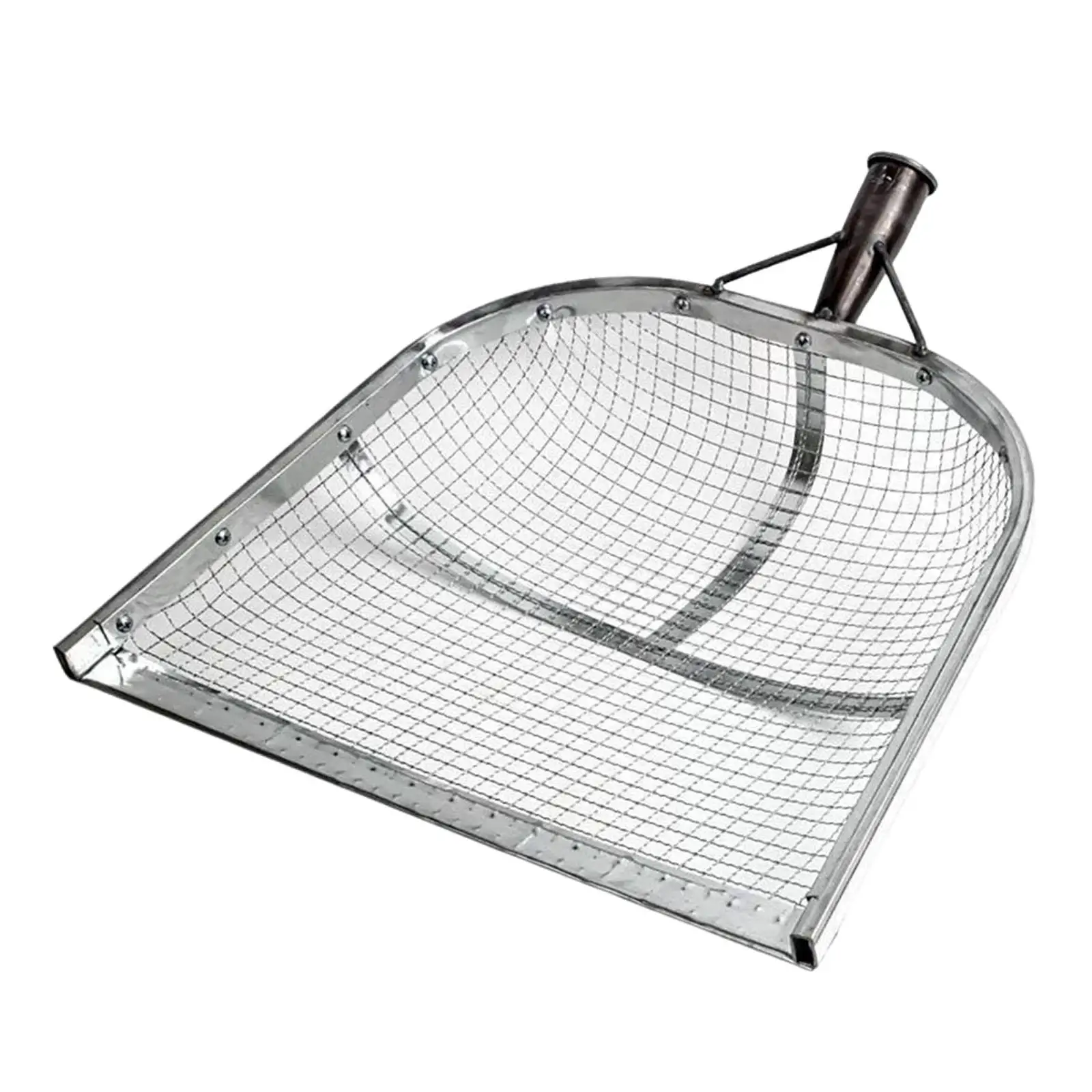 Garden Sieve Soil Shovel Agricultural Filter Yard Mesh Filter Sieve Soil Sifter Portable for Dates Kernels Sand Potting Bonsai