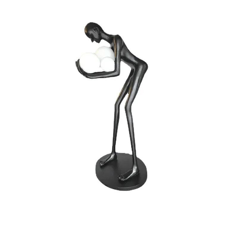 

YY Humanoid Art Sculpture Ball Floor Lamp Exhibition Hall Creative Large Human Body Decoration