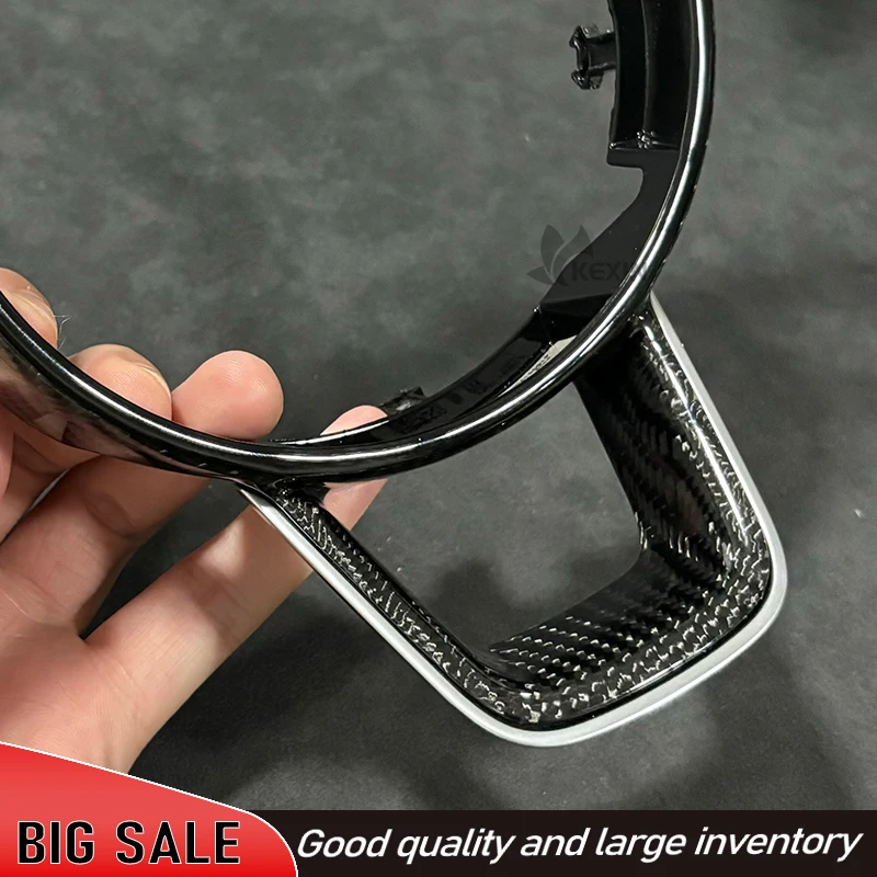 Car Accessories For Audi A4 B9 A3 8Y carbon fibre Frame Steering Wheel Assembly Accessories