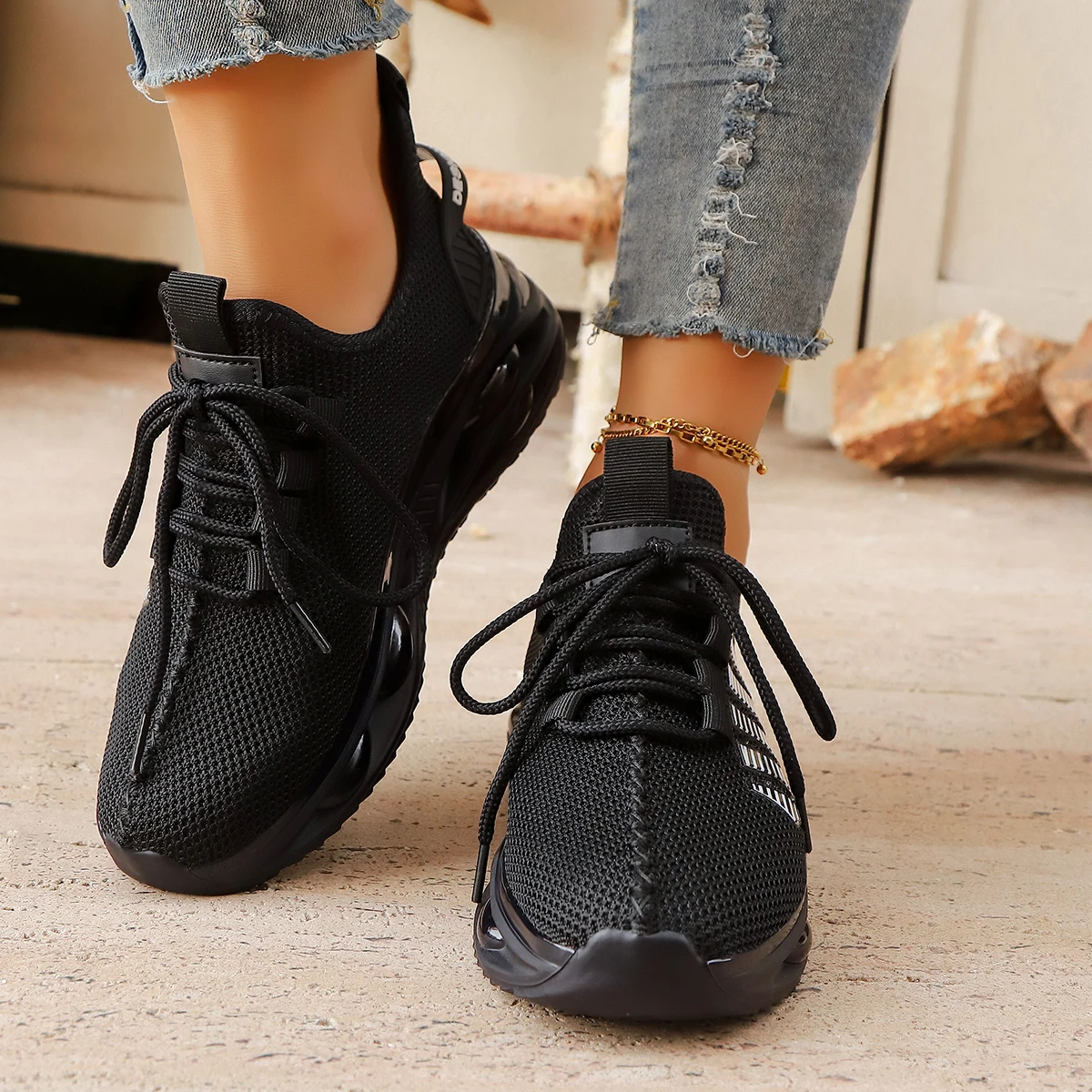 YRZL Women Running Shoes Men Lightweight Walking Shoes Breathable Non Slip Comfortable Sneakers for Gym Hiking Athletic Training