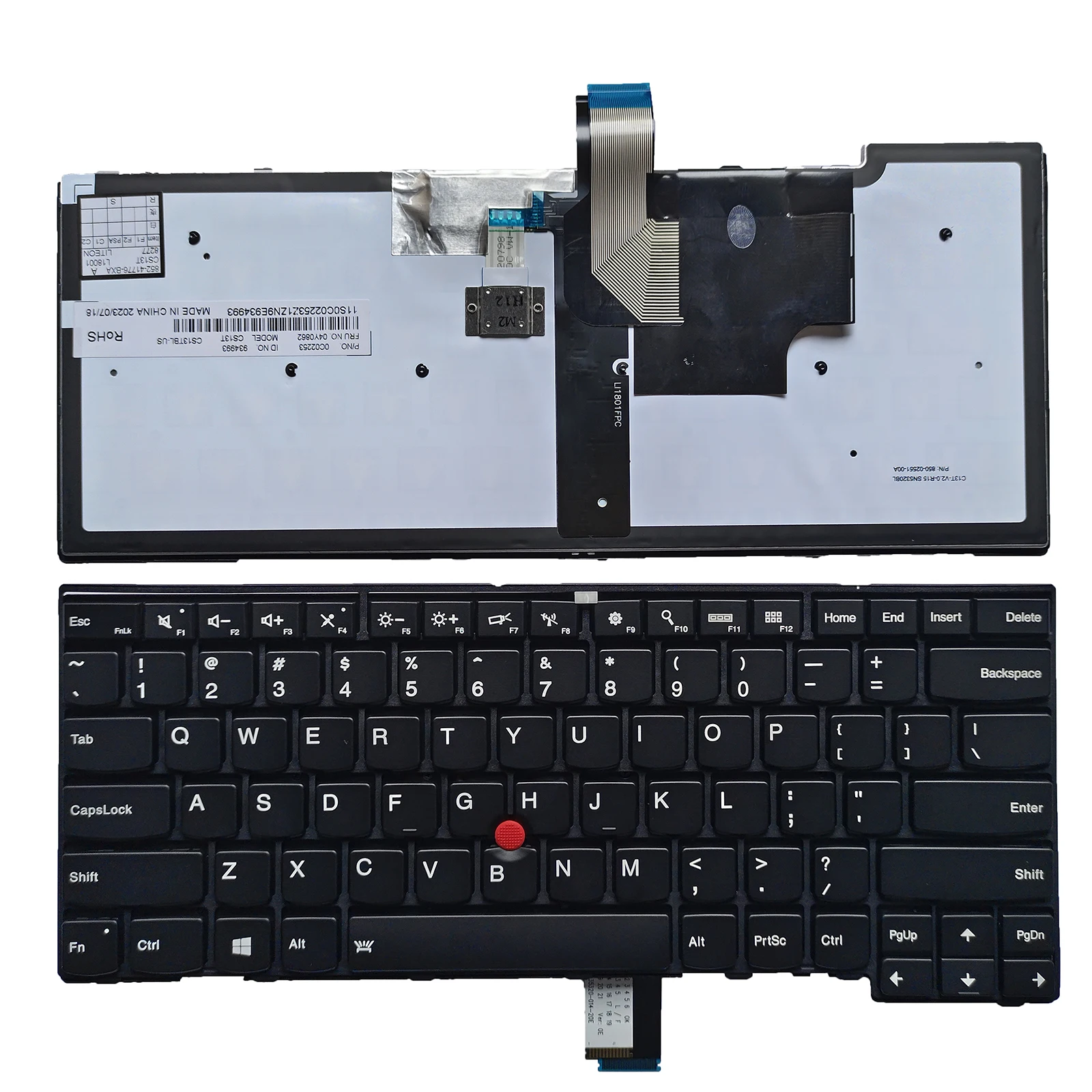 Reemplazo de ordenador portátil teclado de diseño estadounidense para Lenovo Thinkpad E431 E431S E440 T431 T431S T440 T440P T440E T440S