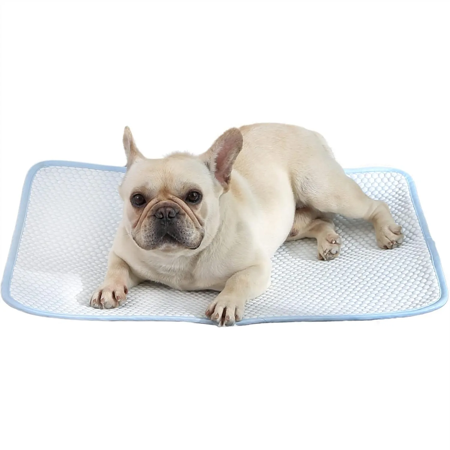 

Dog Cooling Mat For Medium Dogs, Chew And Scratch Resistant Self Cooling Pad, No Water Or Electricity Needed, 27.6x19.7 Inches