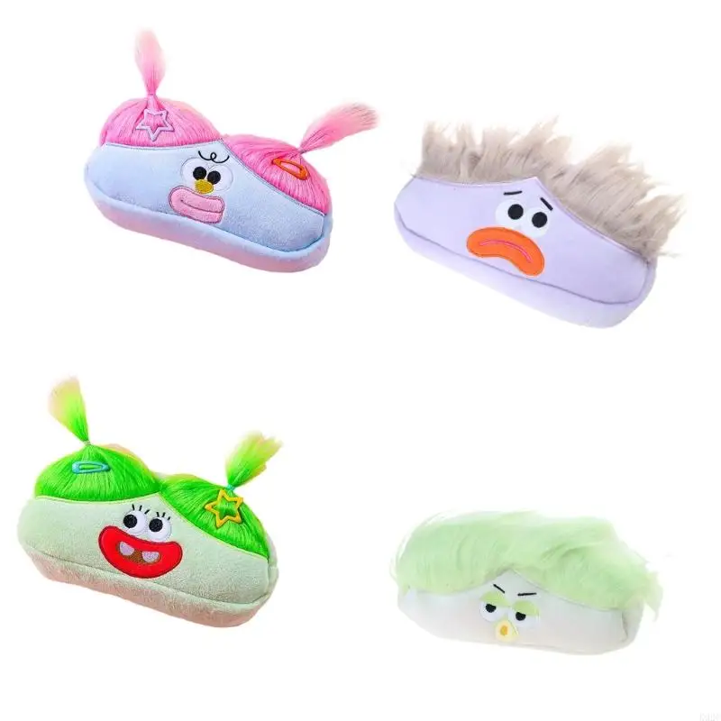 

Cartoon Ugly Pen Bag Big Capacity Plush Pencil Case Travel Stationeries Bag