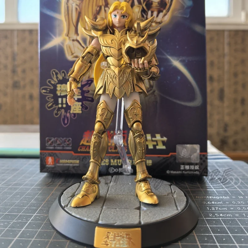 In Stock Saint Seiya Super Edition Aries Mu Leo Aiolia Scorpio Milo Action Figure Desk Decor Trendy Fashion Toy Birthday Gift