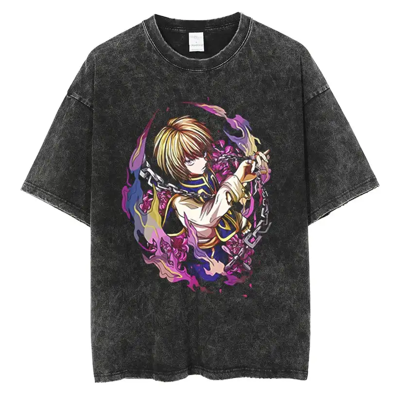 

Hunter x Hunter Kurapika Shirt Vintage Style Anime Shirt