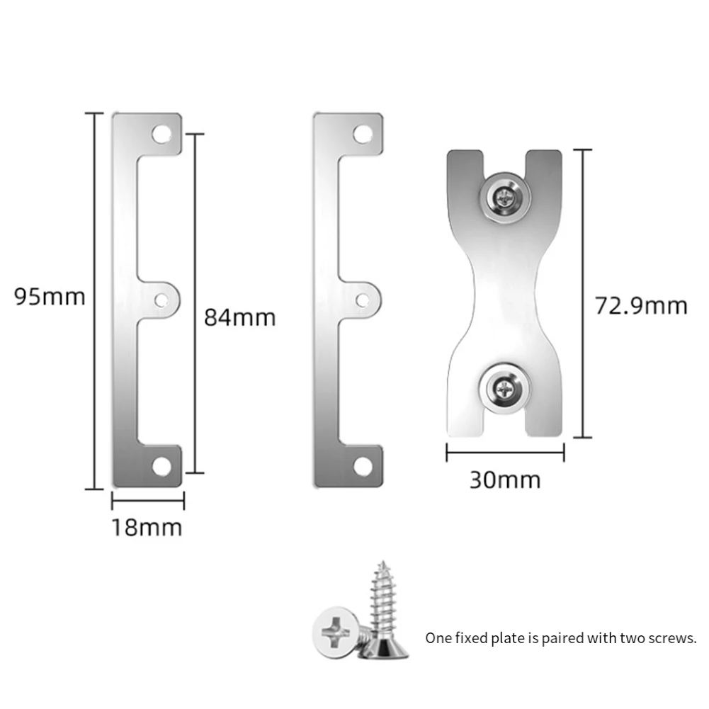 Concealed Box Plate 86 Switch Plate For Carpenters Precision Alignment 2mm Stainless Steel Anti-slip Teeth Anti-aging Material