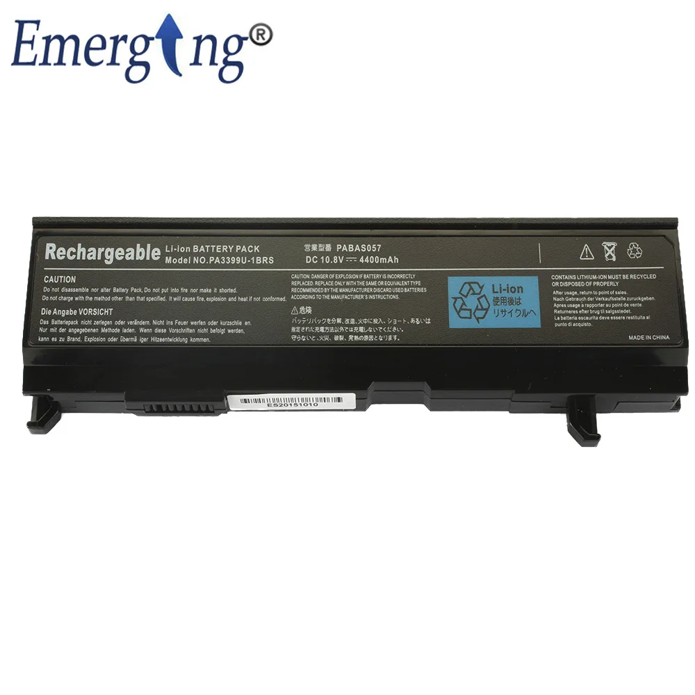 Laptop Battery for Toshiba Satellite A100-153 PA3399U-1BAS PA3399U-1BRS PA3400U PA3478U Dynabook CX/45A  M50-164