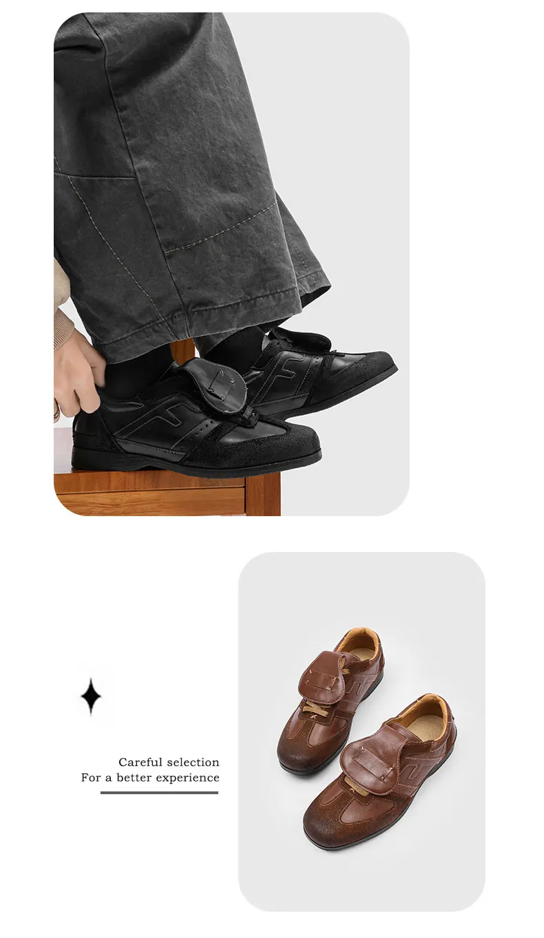 Plus Size 38-46 Handmade Leather Shoes Men Handmade Shoe Casual Loafers Soft Breathable Flats Shoes Men's Moccasins for Driving