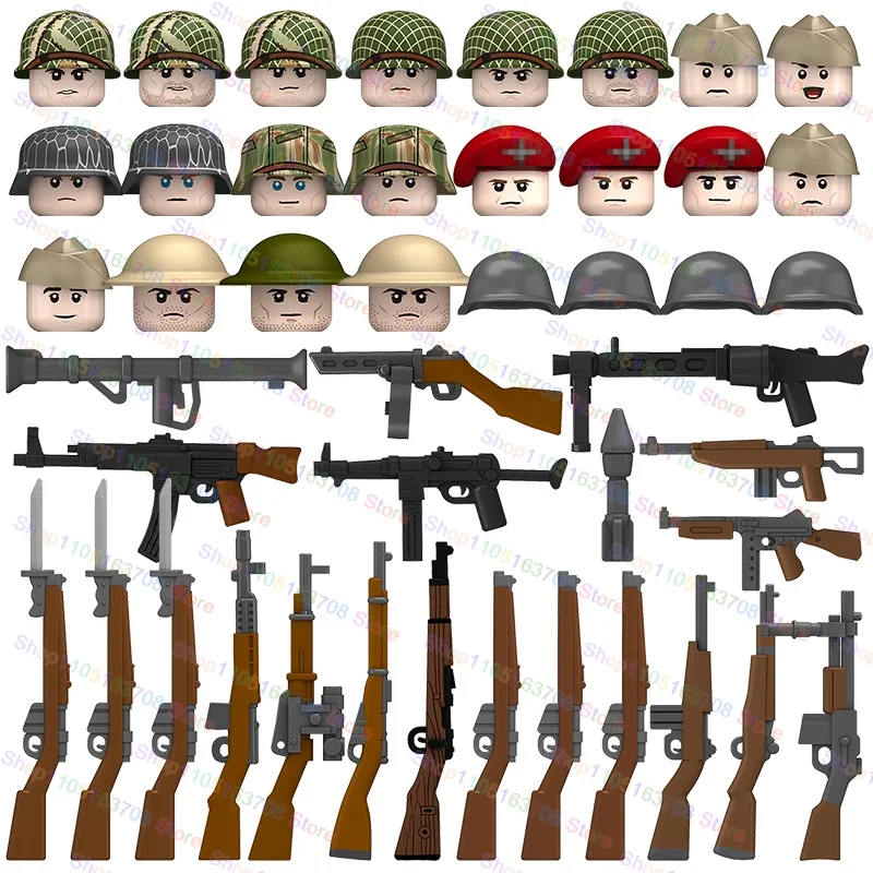 

German Navy Military Navy Sailor Soldier U-boat Commander Warrior Building Blocks Accessories Building Blocks Toys N645-660