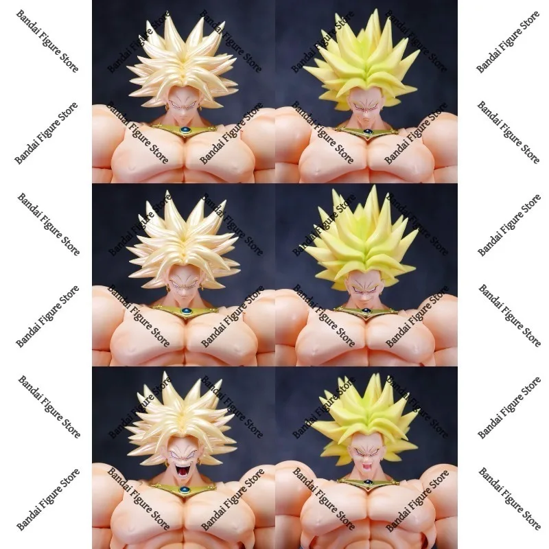 In Stock TK CUSTOM TK017 TK018 Broly Head Sculpt Set SHF Compatible Dragon Ball Z Action Figure Accessories Collection Toy Gift view 4