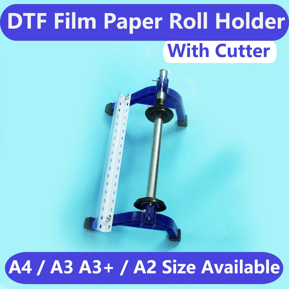 DTF Print Roll Film Holder Kit Cylinder Rack Tool For Epson L1800 L805 18100 L800 L8050 XP15000 XP600 L18050 Printer Film Holder