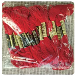 10PCS/LOL Set Cross Stitch Thread Embroidery Floss For Beginners DIY Craft Bracelet Craft8M Skein No Repeat Rainbow  666