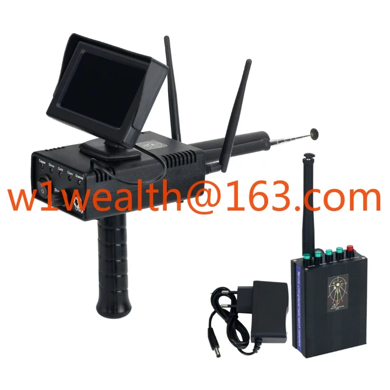 Automatic elevation 3D underground metal detector long screen machine for deep gold and silver diamond search