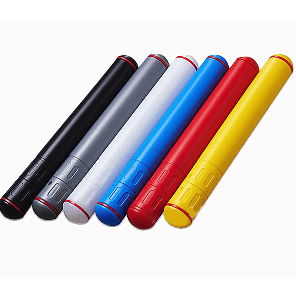 Plastic Telescopic Drawing Storage Container For Artwork Poster Plan Scroll Holder Lightweight Durable Adjustable Strap
