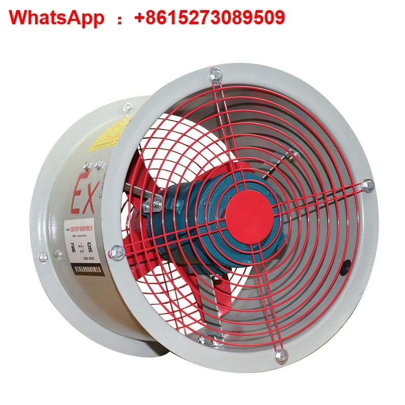 Ventilador de fluxo axial à prova de explosão CBF 220V 380V industrial forte e silencioso pipeline cozinha fogo EX ventilação exaustor
