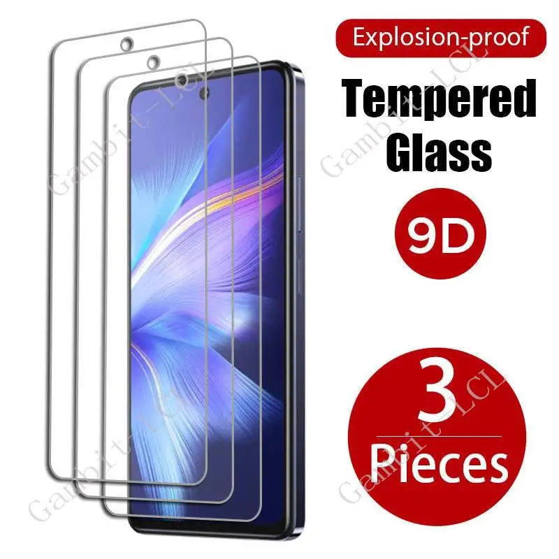 3PCS Tempered Glass For Infinix Note 30  Protective ON InfinixNote30 Note30 X6833B, X6716B 6.78