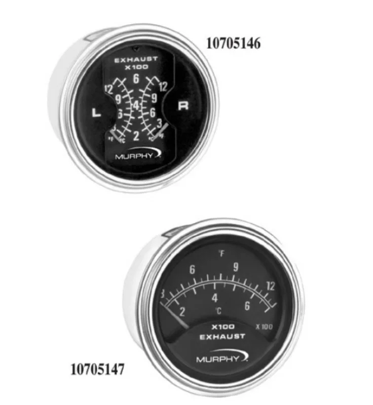 Murphy dual row thermometer from the United States 00000 819/PYROMETER DUAL PORT