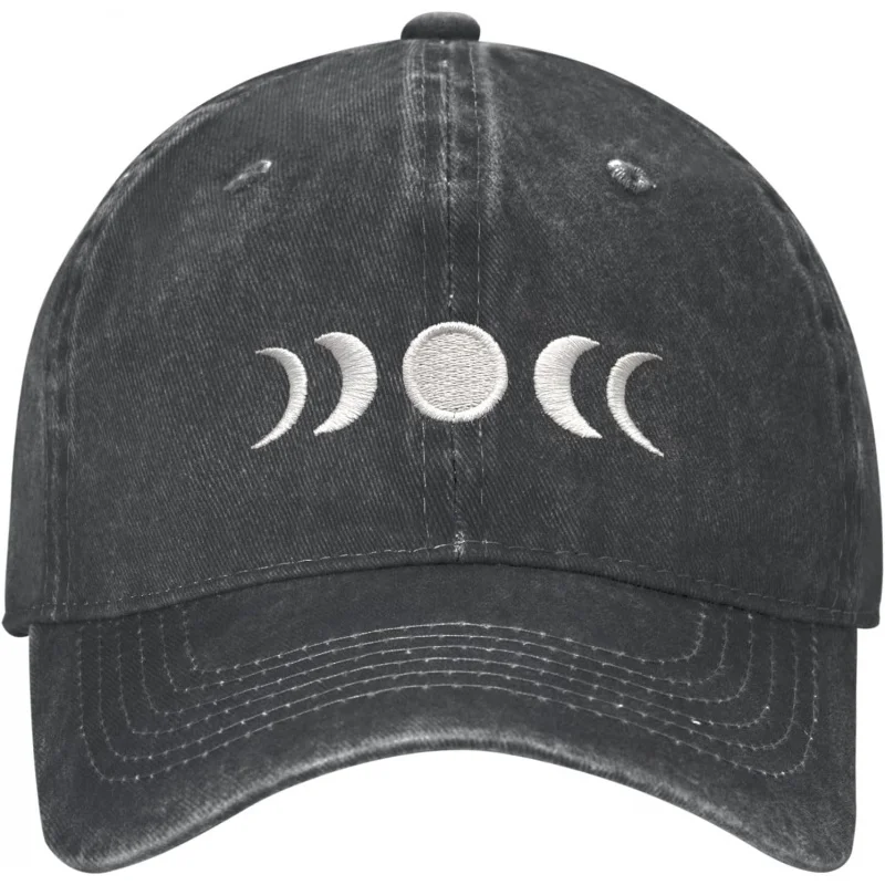 Gothic Crescent Men's and Women's Casual New Fashionable Adjustable Embroidered Baseball Hat