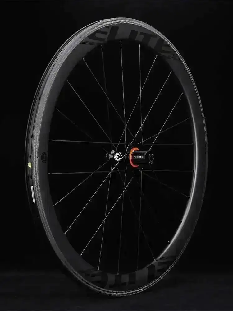 AliExpress NONE ELITEWHEELS PRO 700c Road Carbon Wheels  Clincher Tubeless For Cycling Wheelset Racing Wheels Ceramic Bearing 20-24H