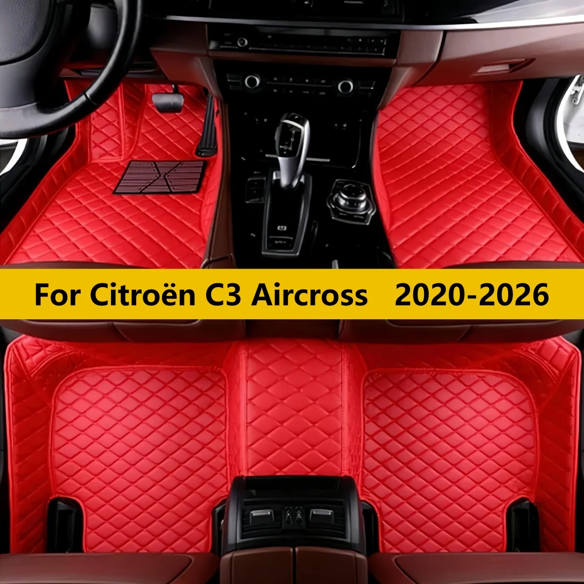 

Автомобильные коврики для Citroën C3 Aircross 2020-2026: Индивидуальные аксессуары для салона, ковровые покрытия