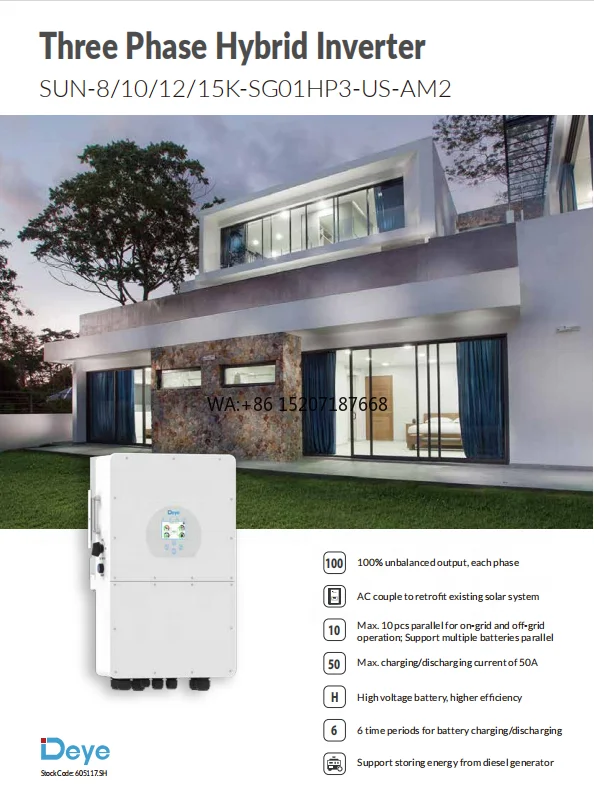 For Deye Us Models …