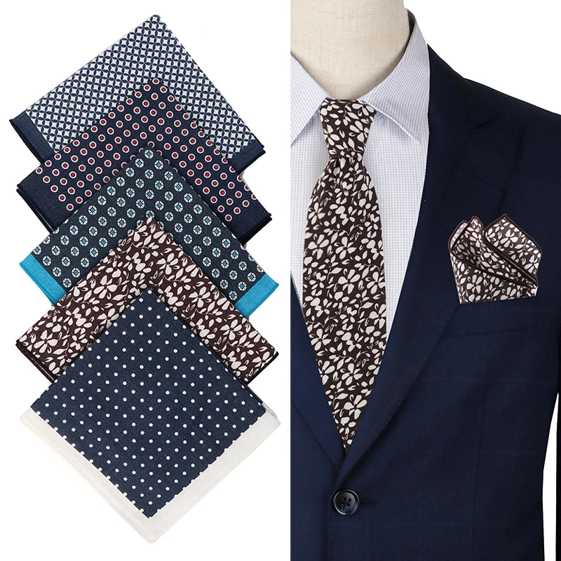 Tailor Smith Vintage Linen Hankie Soft Fabric Handkerchief Men Pocket Square Wedding Stylish Gift Party Dinner Accessory