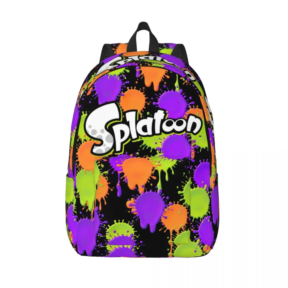 

Splatoon Shoot видеоигры подростковый рюкзак прочный школьный рабочий рюкзак для мужчин женщин ноутбук компьютер холст сумки