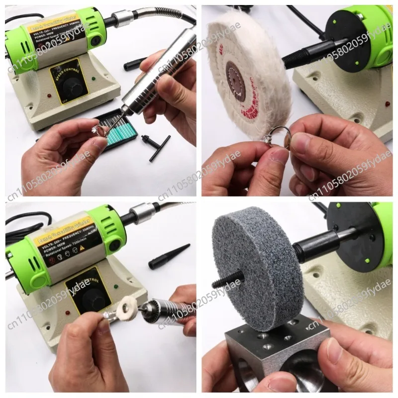 

Многофункциональный настольный шлифовально-перфорационный станок для обработки нефрита, полировки и резки, для работы с изделиями Вэньвань