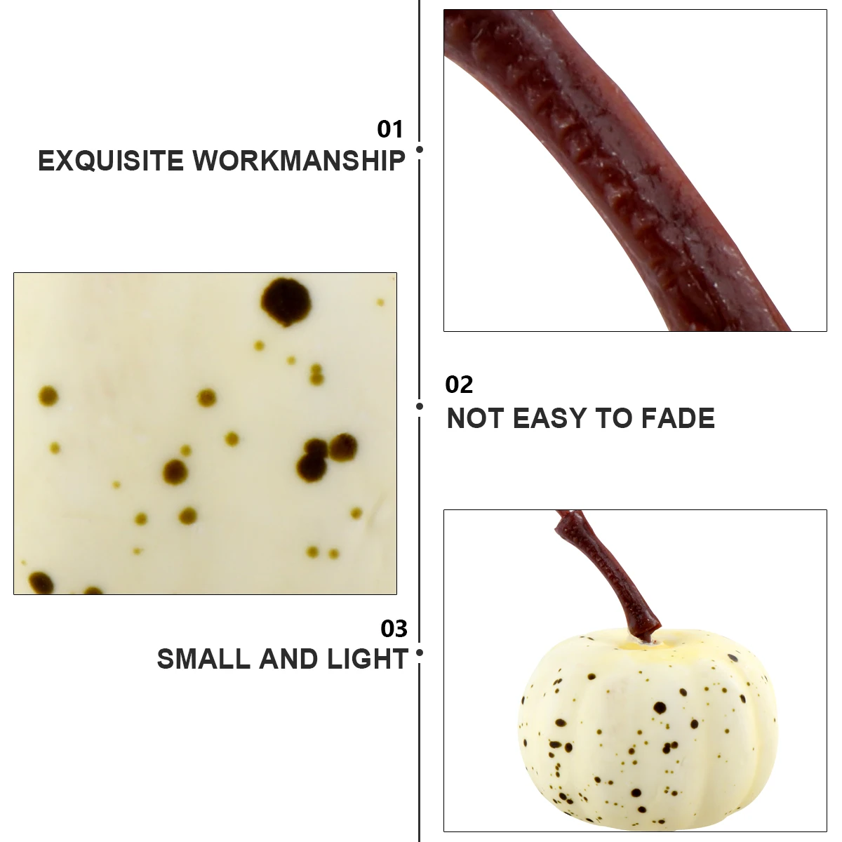 Decorations Artificial Pumpkin Home Accessories Key Chain Faux Foam Pumpkins