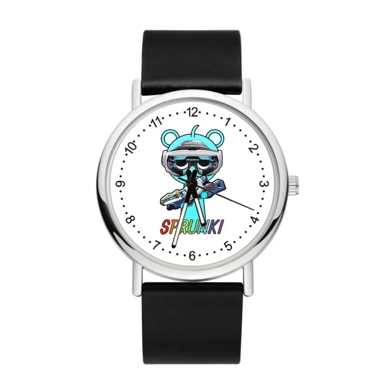 Cartoon Sprunki Quartz Wristwatches for Boys Girls Birthday Gifts ‌Anime Wenda Watches Kids Wristwatch Toys Student Accessories