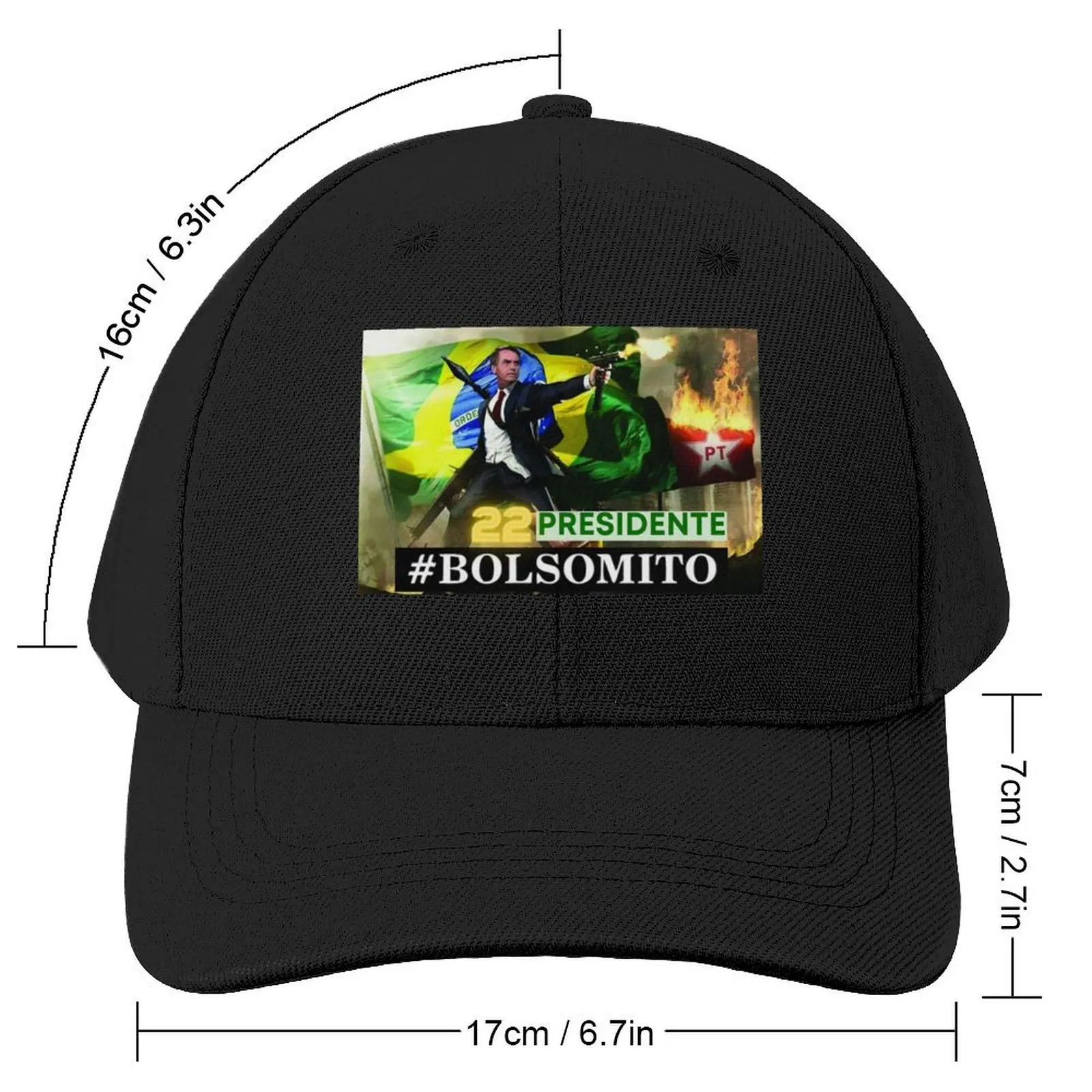 Camiseta Bolsonaro 2022 Brasil acima de Tudo Baseball Cap hard hat foam party Hat Military Cap Man Thermal Visor For Girls Men's