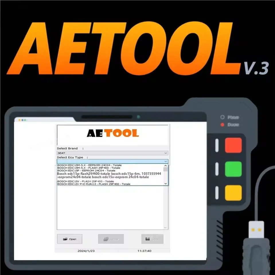 

Car Tool AETOOL V1.3 ECU Decoding Immobilizer EEPROM off IMMO Remover V1.3 ECU Dump Calculate PIN Virgin/IMMO Removal Tool