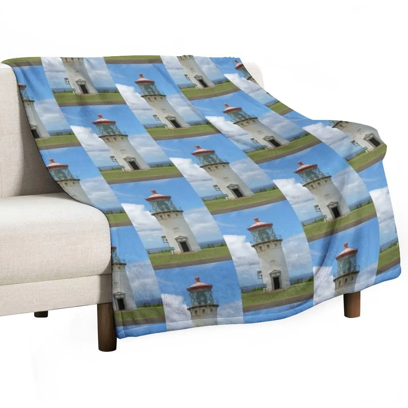 

Kilauea Lighthouse Throw Blanket bed plaid Tourist Giant Sofa Thin Blankets