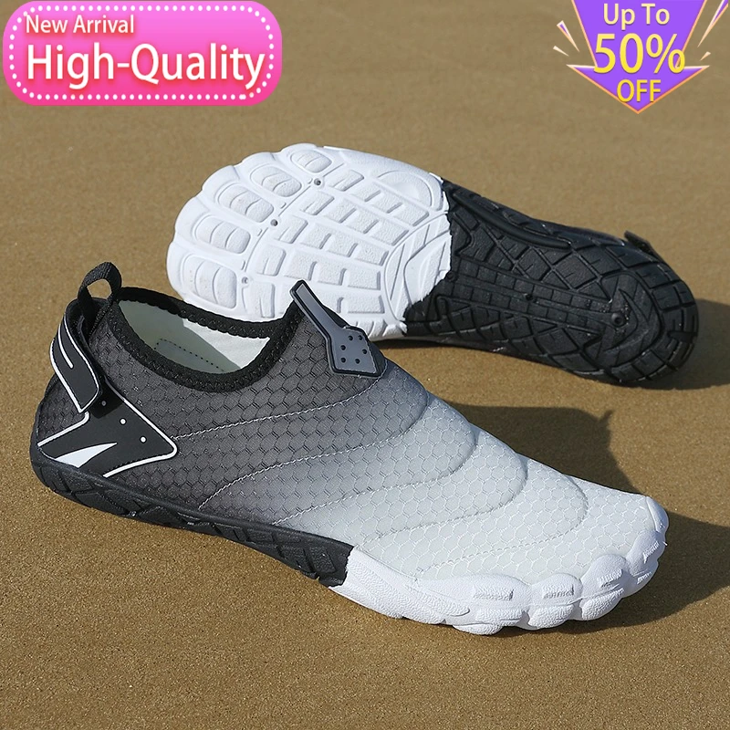 2026 Summer New Mens Womens Water Wading Shoes Stable Shock-absorbing Beach Shoes Snorkeling and Foot Protection Swimming Shoes