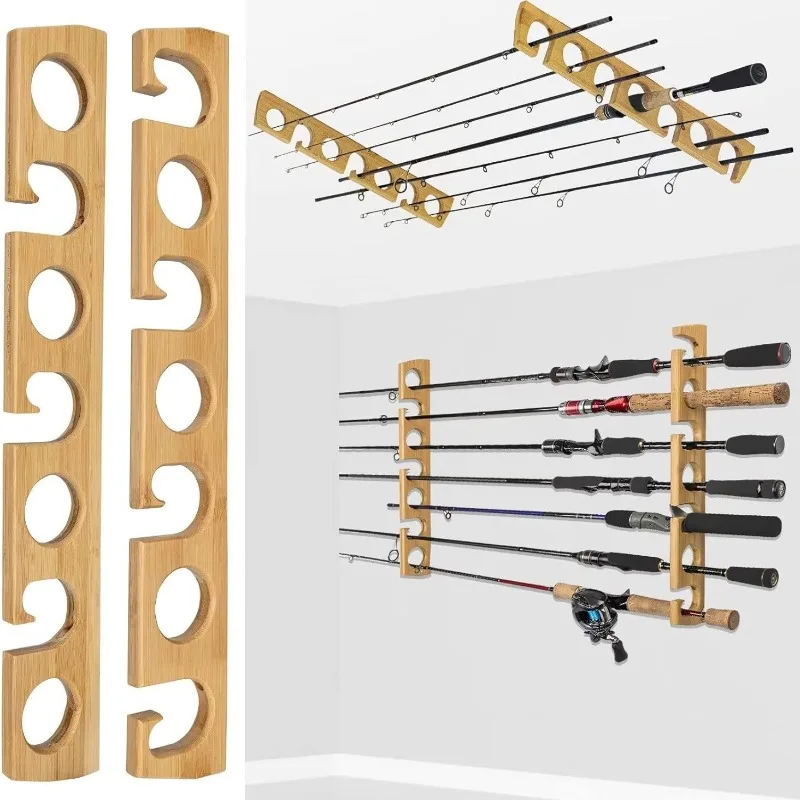 wooden wall mount fishing rod holder Piranha Rack Vertical Rod Rack (Large) this fishing rod holder offers exceptional strength Wooden Fishing Rod Wall Rack