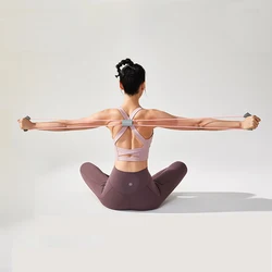 8 word yoga stretcher female open back stretch with open shoulder beauty back home fitness stretching equipment pull back rope