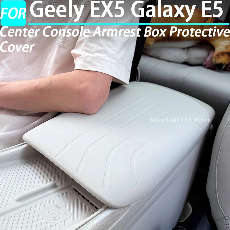 

Car Center Console Armrest Box Protective Cover for Geely EX5 Galaxy E5 Interior Accessories 2024 2025 2026