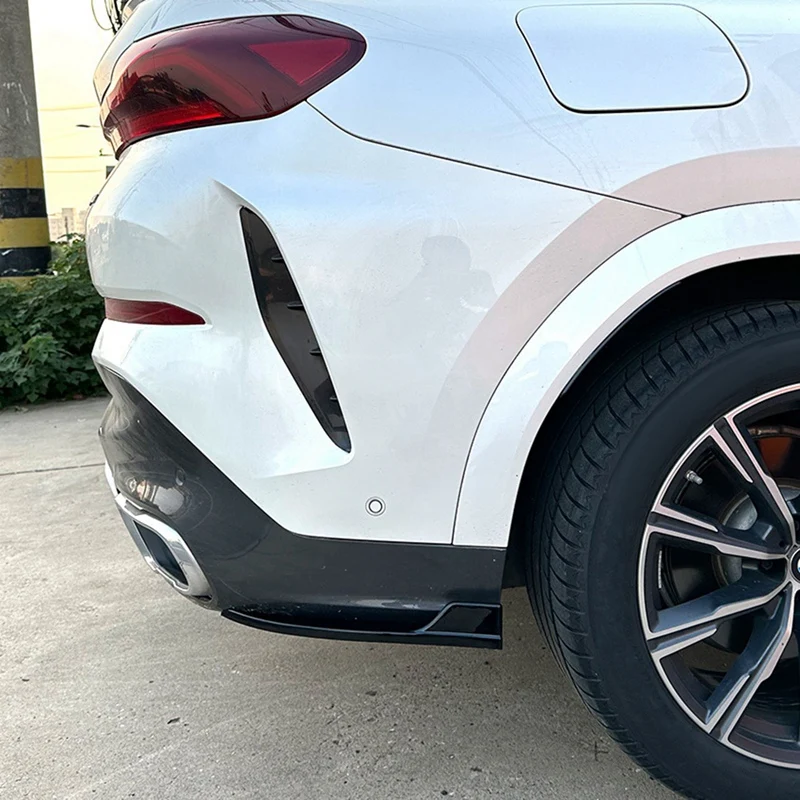 Difusor de lábios traseiro do amortecedor traseiro do carro, avental do divisor Winglet, spoiler para BMW X6 G06 M Sport 2020-2022