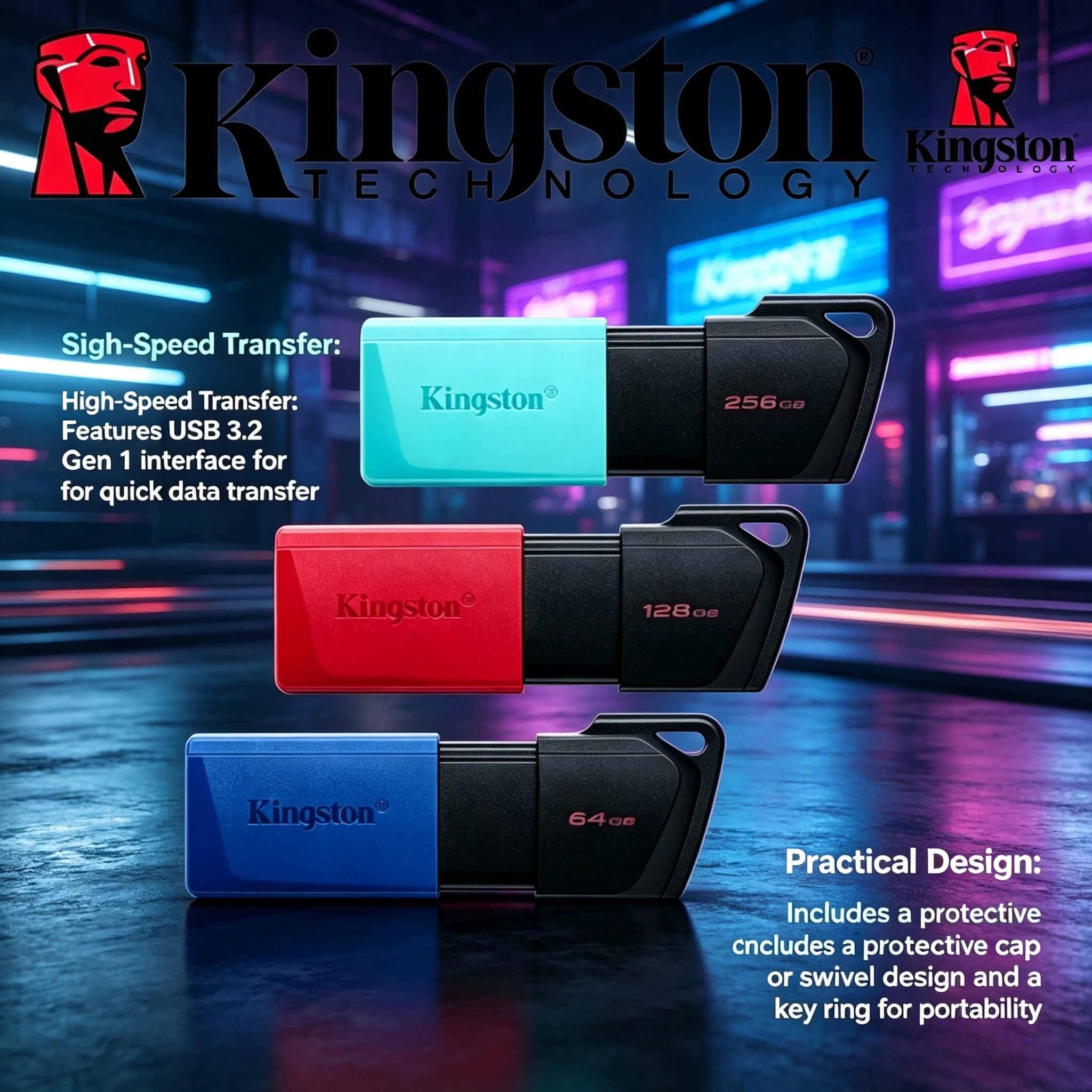Kingston Original DTX USB 3.2 Gen 1 Flash Drive 64GB 128GB 256GB High Speed Pen Drive U Disk Memory Stick for PC Laptop Transfer