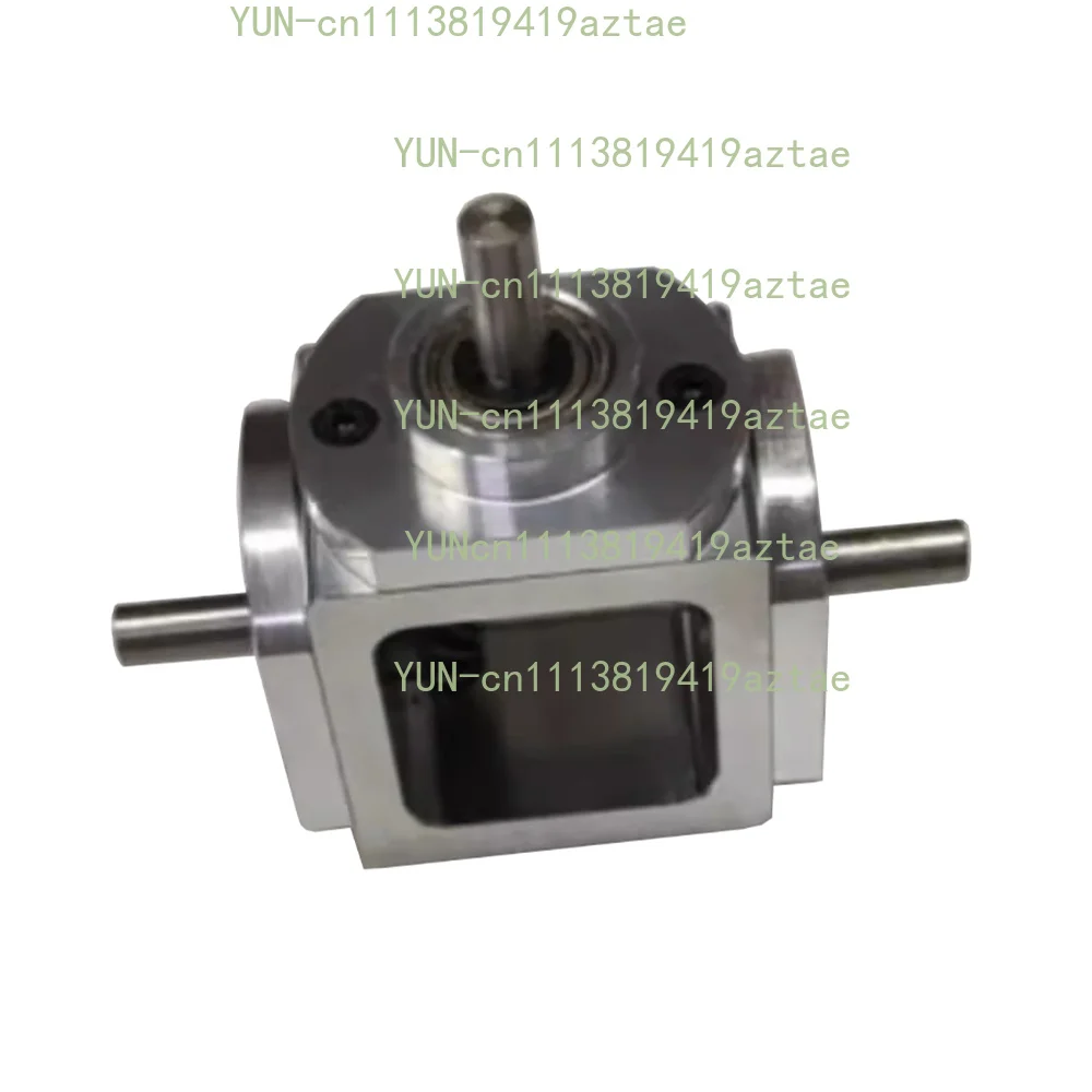 Right Angle Transmission 1M 20T Bevel Gearbox T-Type Cross 90 Degree Commutator Ratio 1:1 Output Shaft Diameter 6MM Load 20KG