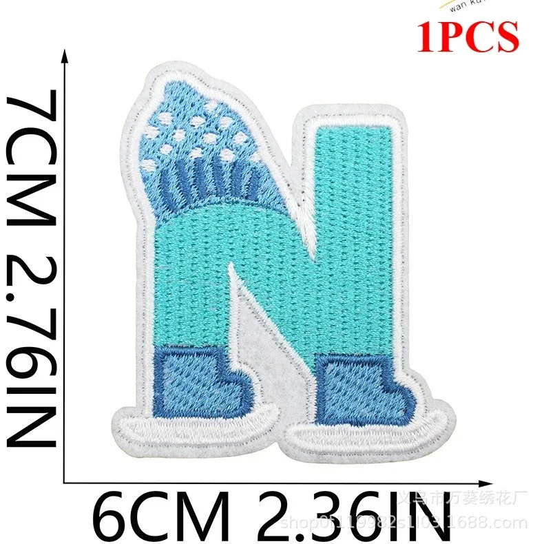 Winter Theme Letter Embroidery Cloth Sticker Clothes Decoration Embroidery Label Snowman Patch Sticker Warm Gloves Embroidery