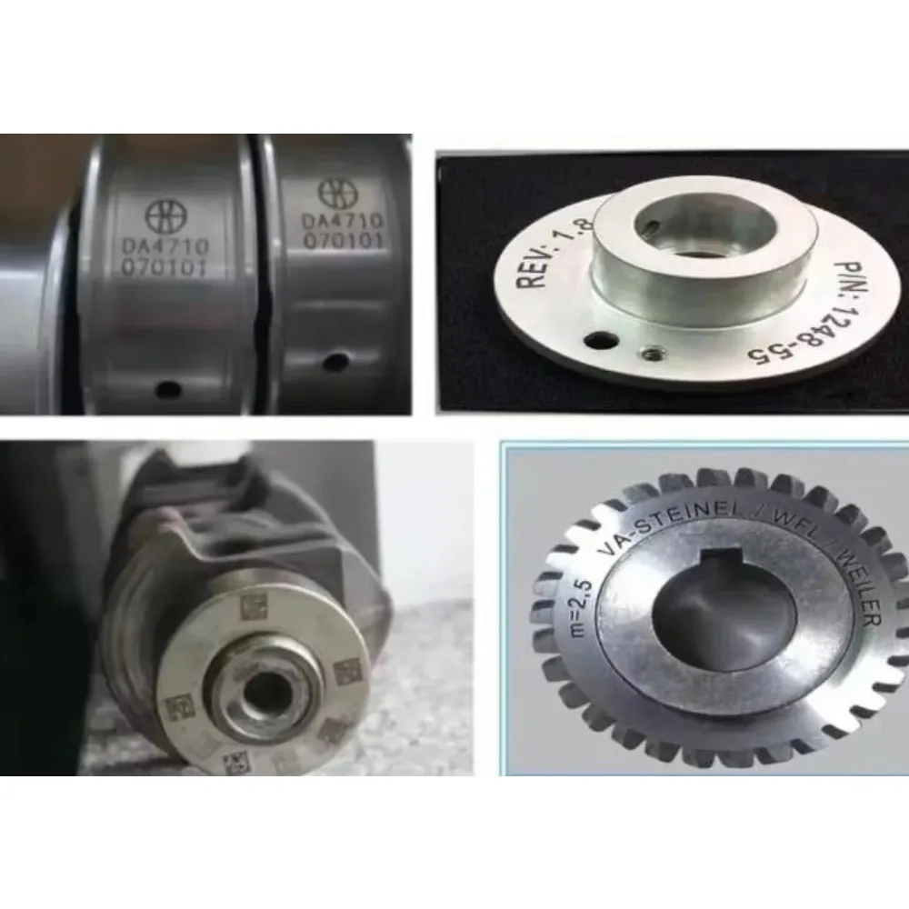 Compact Desktop Fiber Laser Marking Machine 30W 50W with 3D Focus for Metal